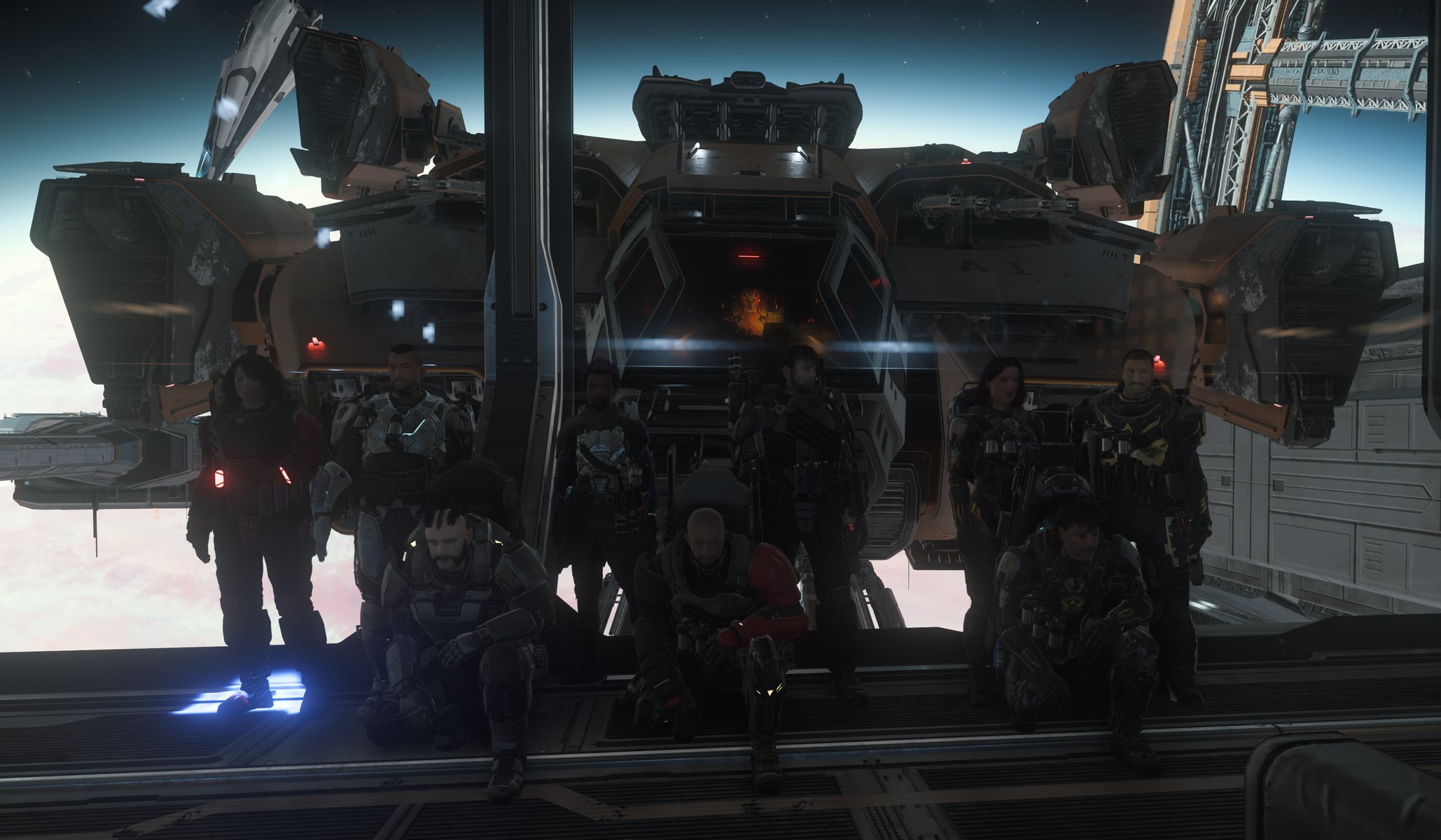 Kyrakis crew assembled in front of a Polaris